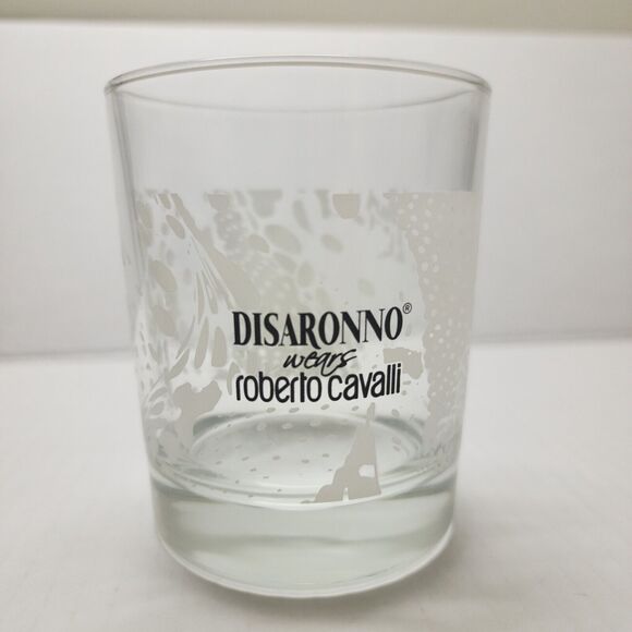 Roberto Cavalli Other - Disaronno Wears Roberto Cavalli Rocks Glass Clear White - each sold separately